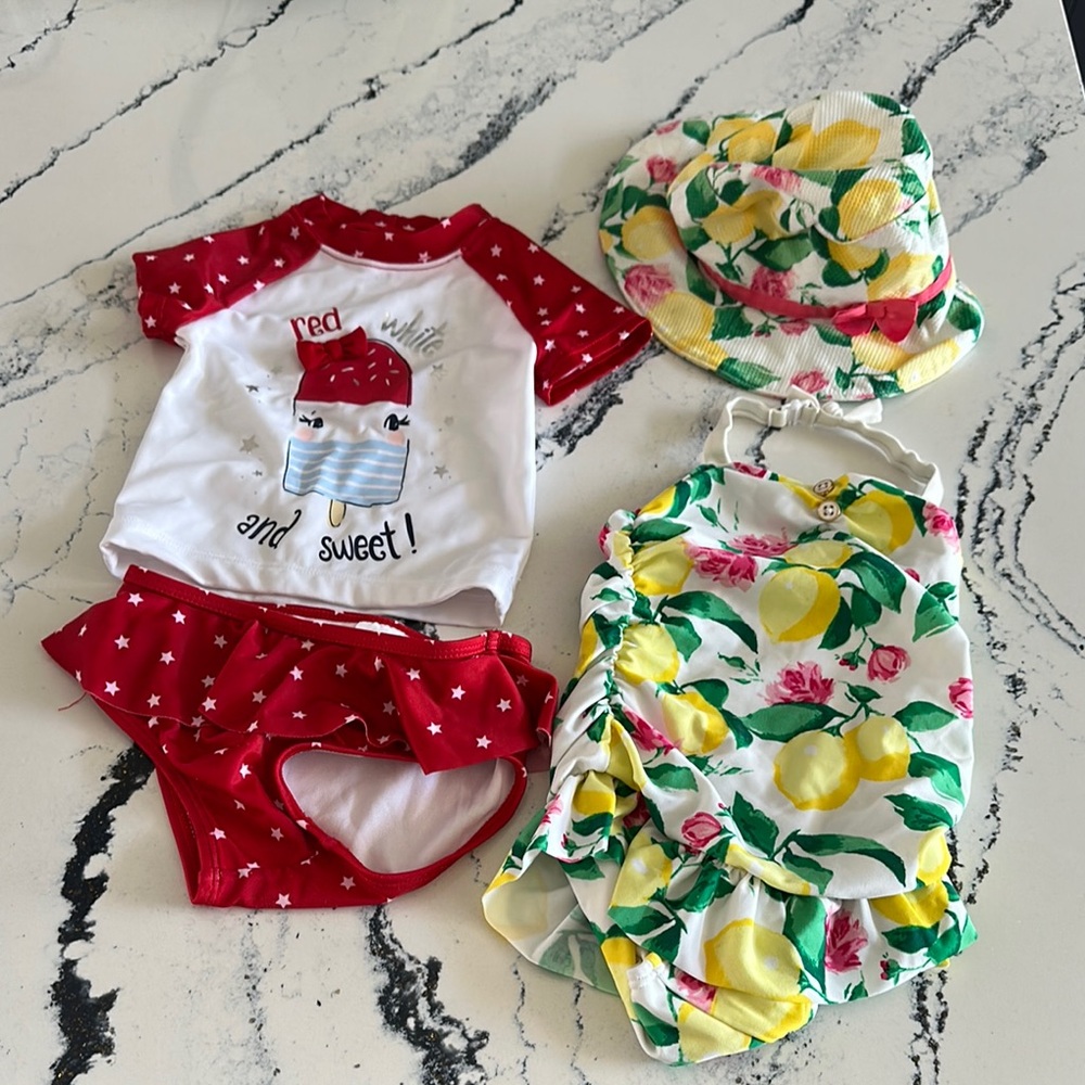 Janie and Jack and Gymboree swimsuit bundle